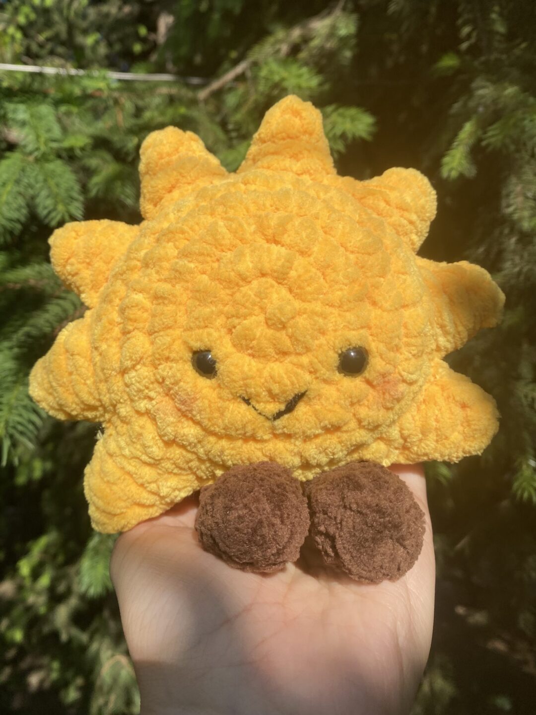 Слънце Jellycat - Амигуруми