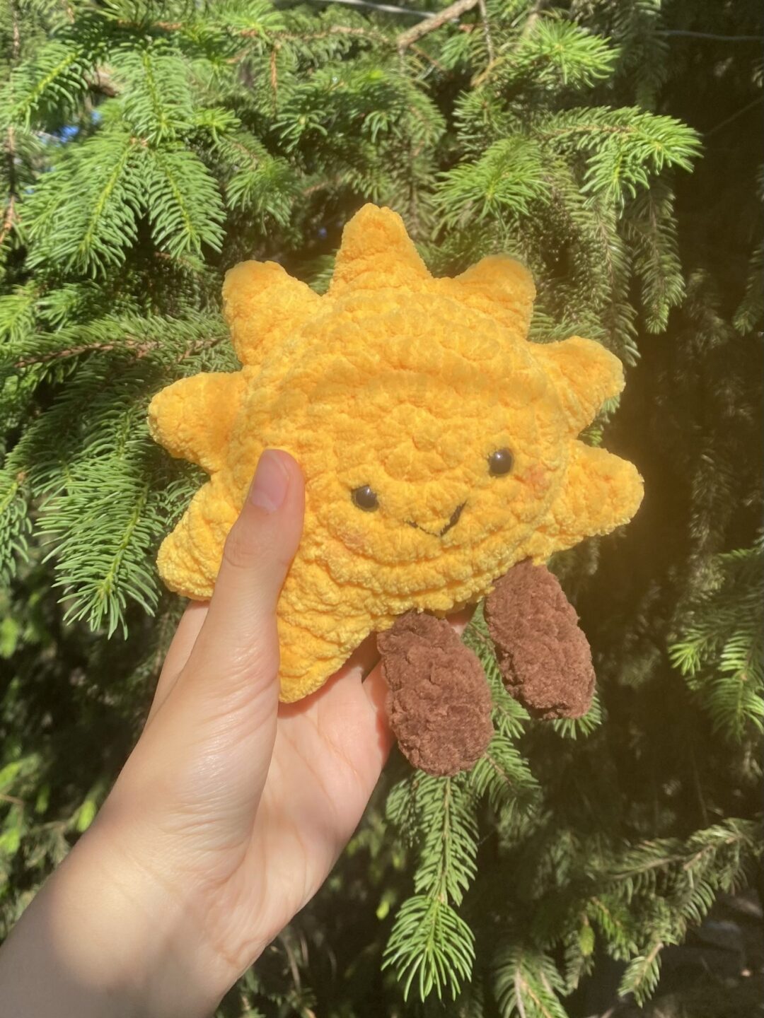 Слънце Jellycat - Амигуруми